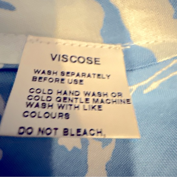 NWT House of Lacuna Lou Lou Blouse in Blue Floral - Picture 7 of 7